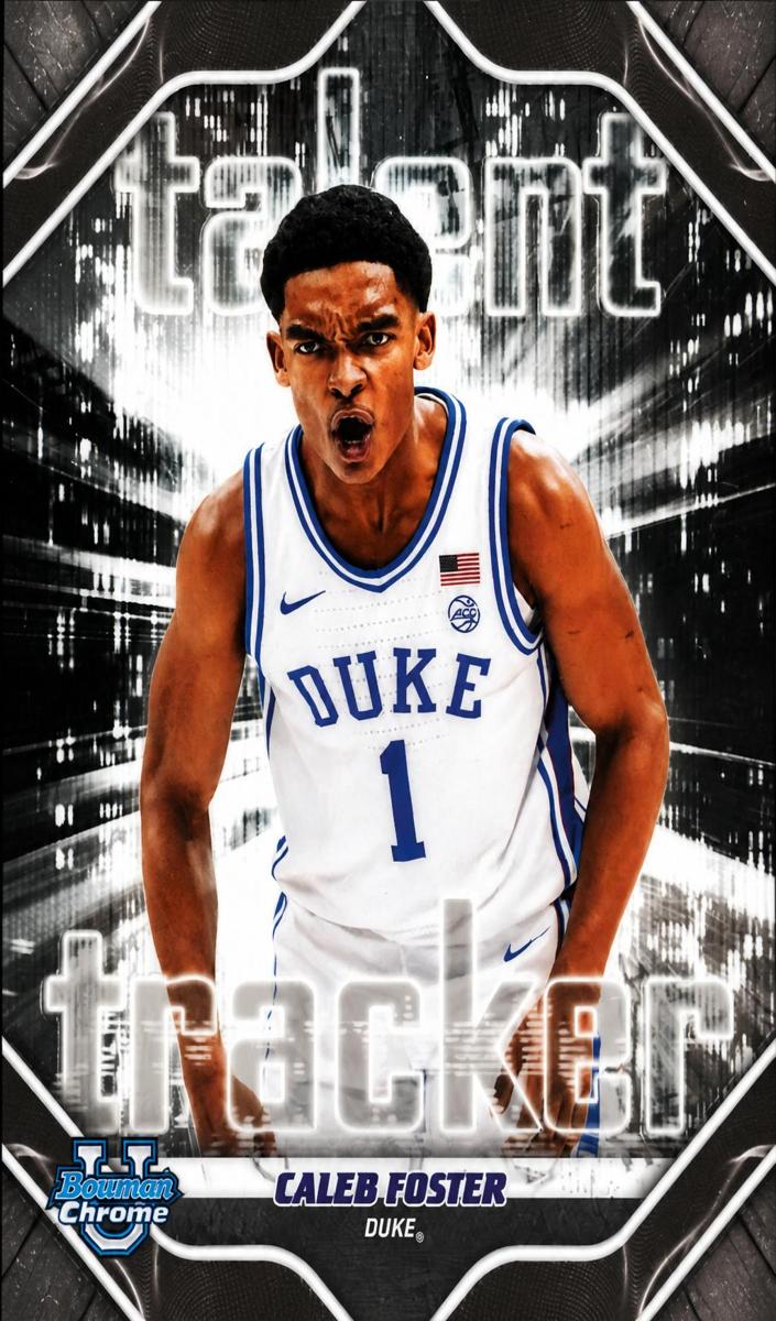 Caleb Foster 2025 Bowman Basketball card