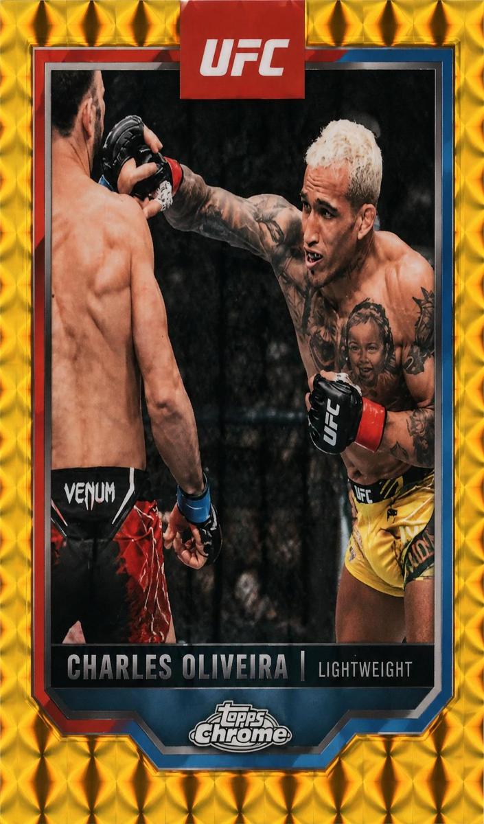 2025 Charles Oliveira [Gold Geometric Refractor] #54