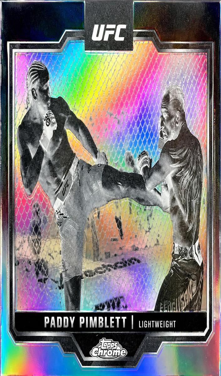 2025 Topps Chrome Paddy Pimblett [Negative Refractor] #177 card