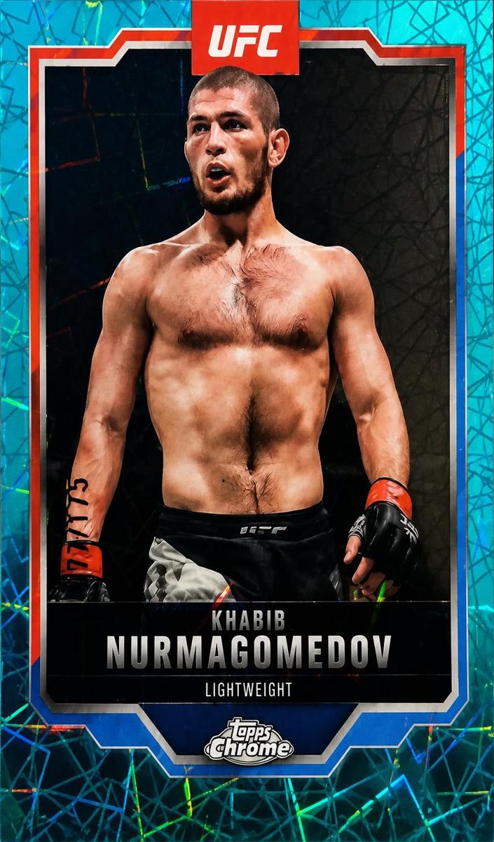 2025 Khabib Nurmagomedov [Teal Lazer Refractor] #36