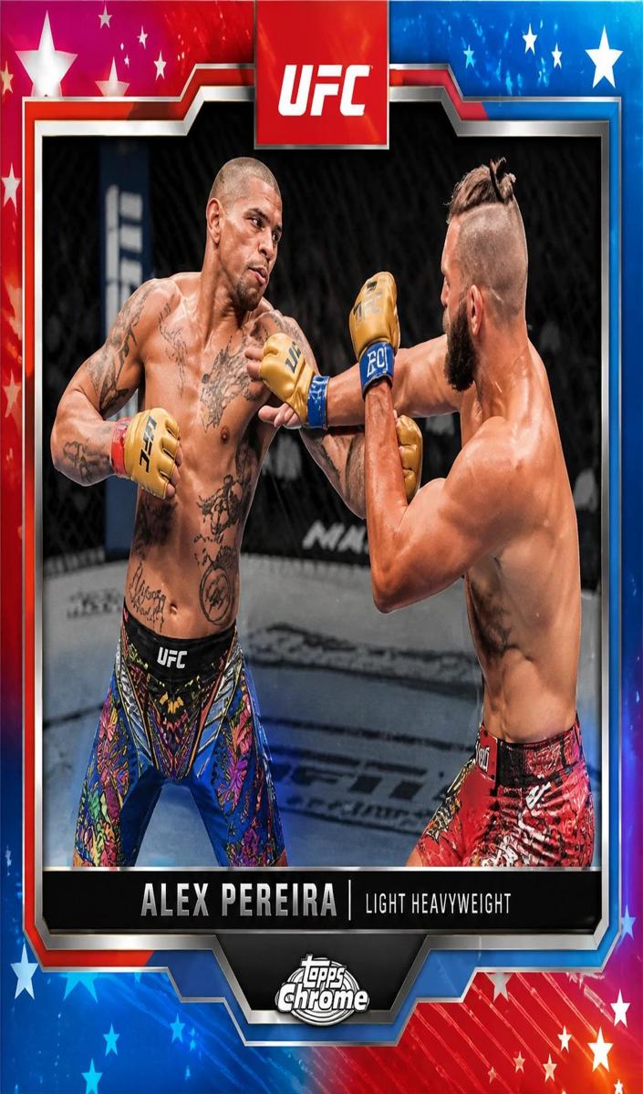2025 Alex Pereira [Red & Blue Refractor] #2