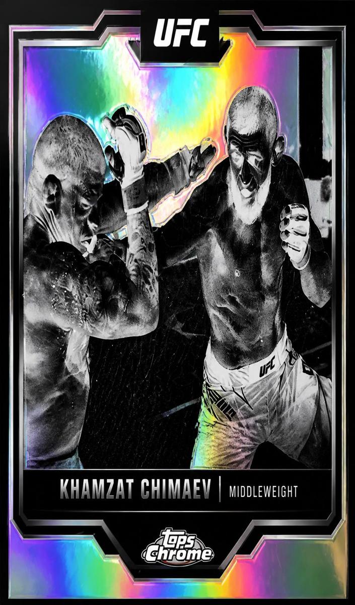 2025 Khamzat Chimaev [Negative Refractor] #102
