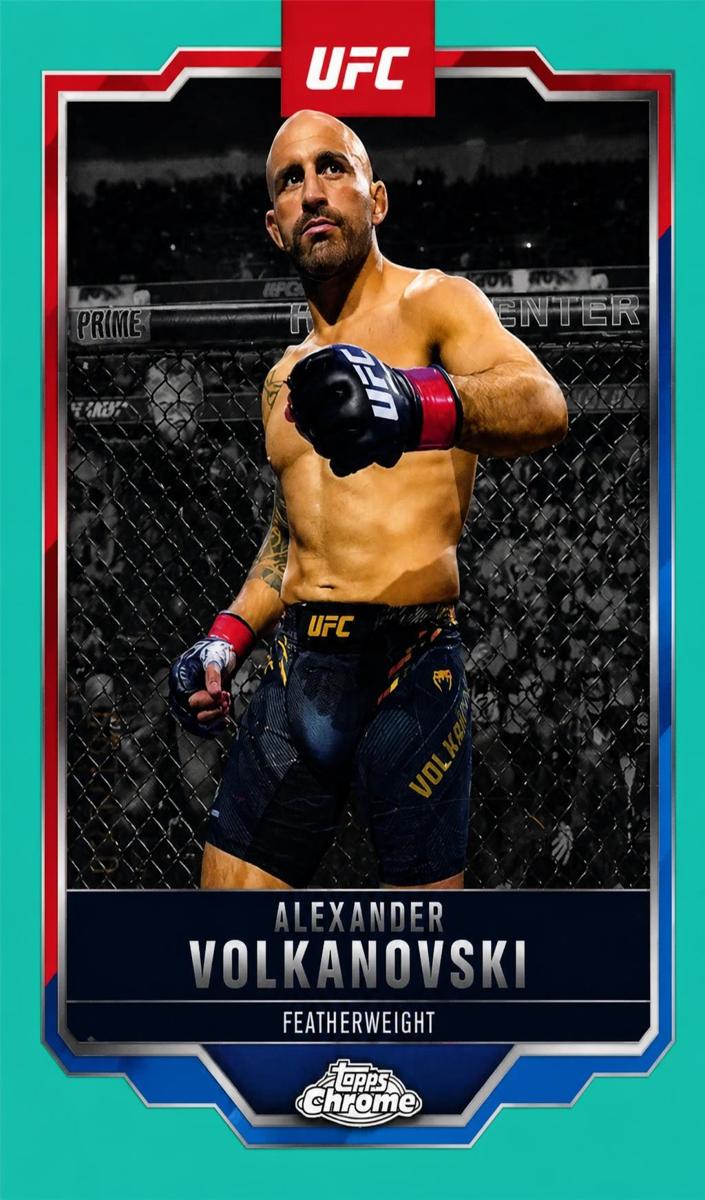 2025 Alexander Volkanovski [Aqua Refractor] #18