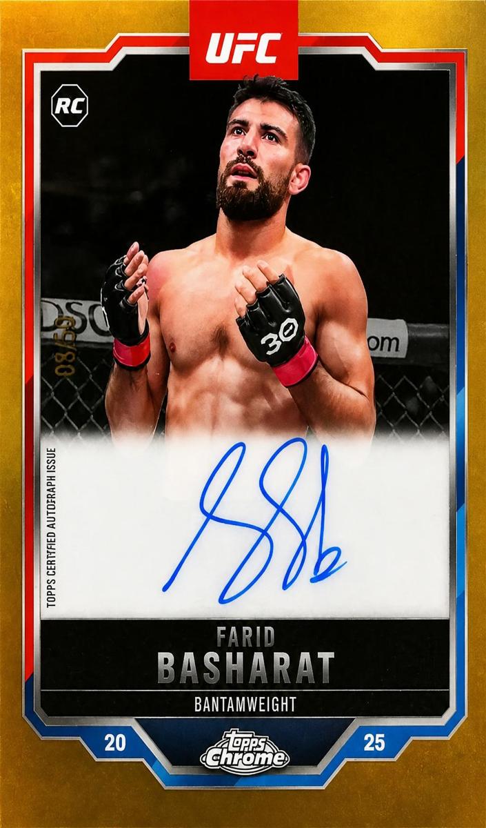 2025 Farid Basharat [Gold Refractor] #CRA-FB