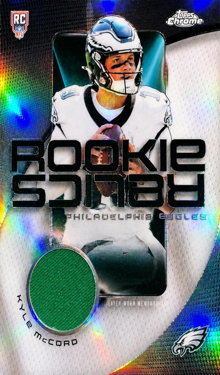 Kyle McCord 2025 Topps Chrome Rookie Relics Football