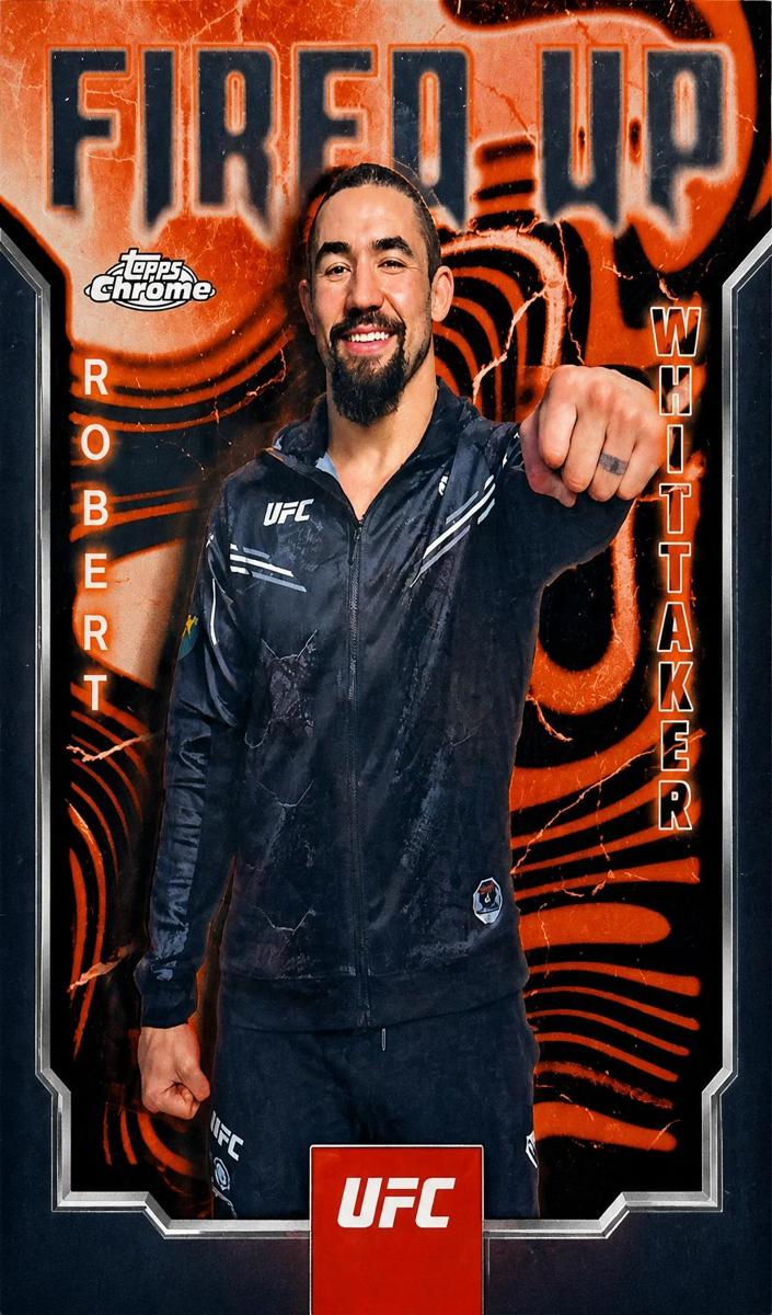 2025 Topps Chrome Robert Whittaker [Blue Refractor] #FUP-11 card