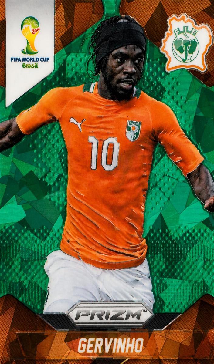 2014 Panini Prizm World Cup Gervinho [Green] #62 card