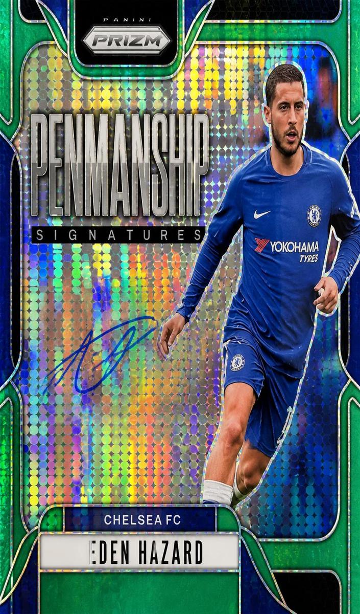 2024 Panini Prizm Premier League Eden Hazard [Green Pulsar] #P-EH card