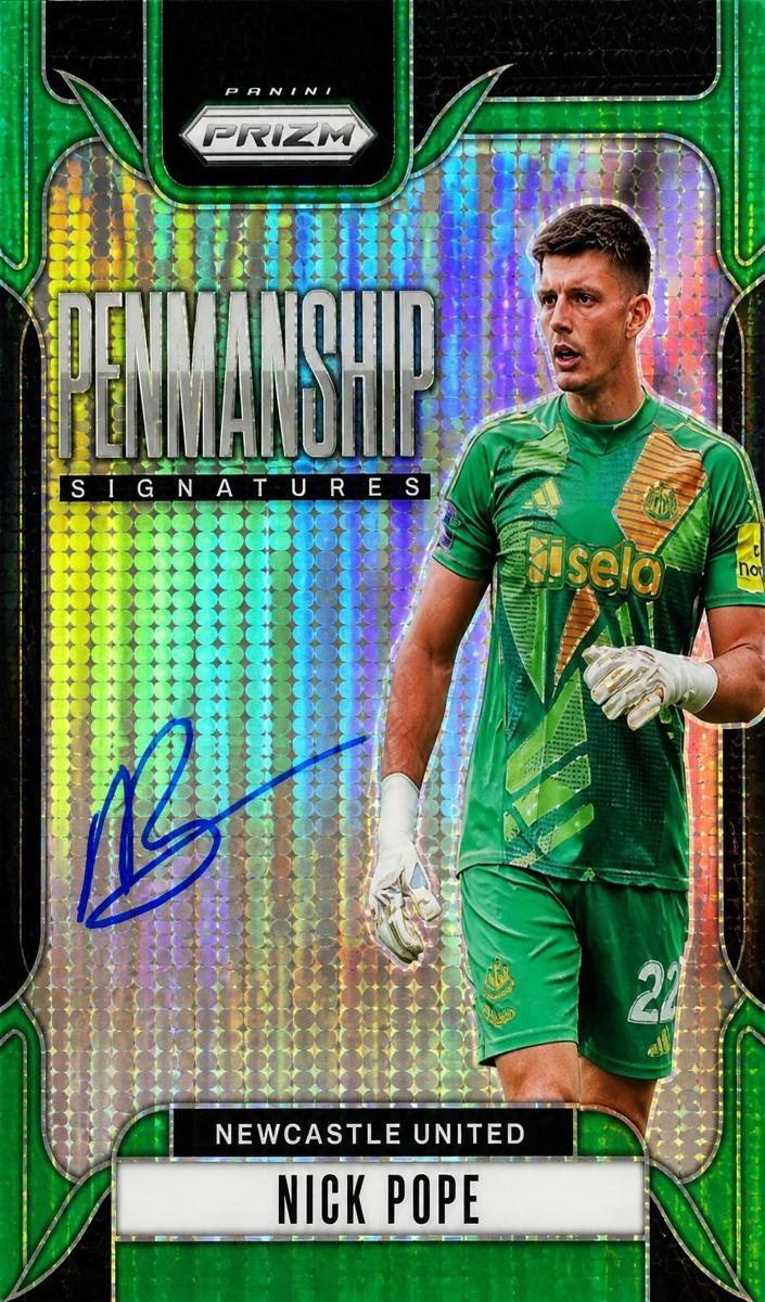 2024 Panini Prizm Premier League Nick Pope [Green Pulsar] #P-NP card