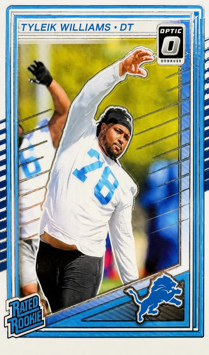 Tyleik Williams 2025 Donruss Optic Football card