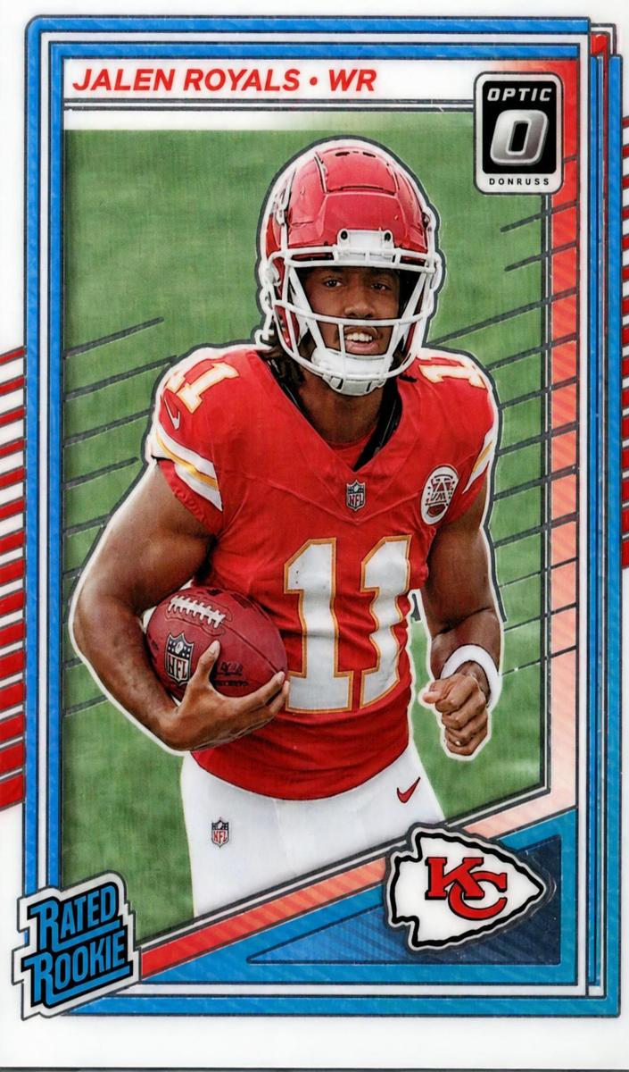 Jalen Royals 2025 Donruss Optic Football card