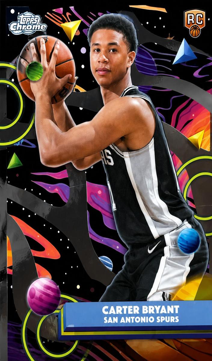Carter Bryant 2025-26 Cosmic Chrome Basketball card