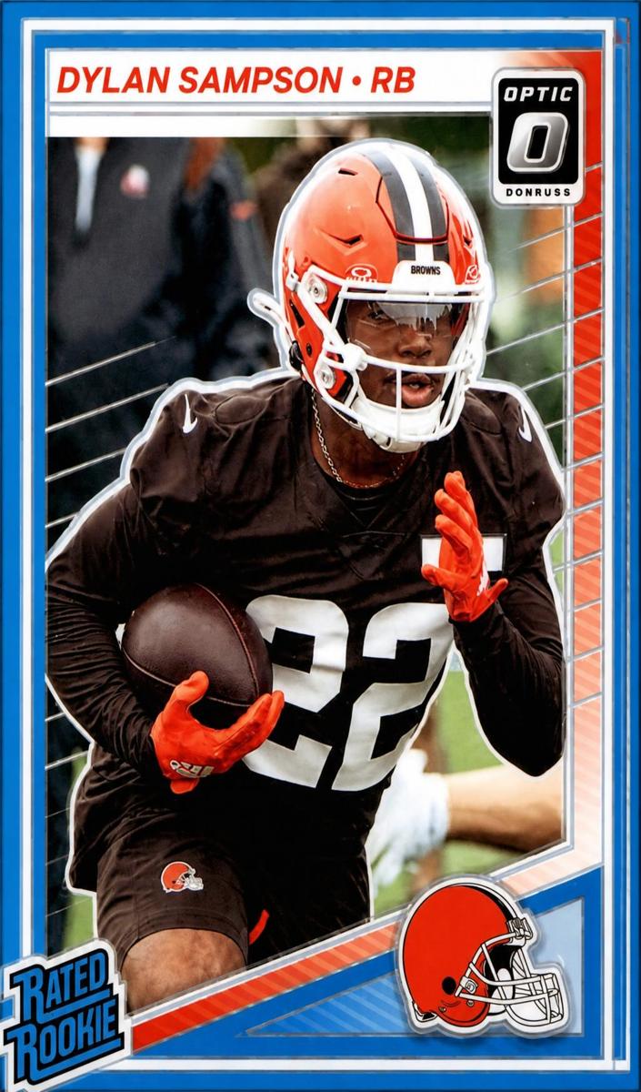 Dylan Sampson 2025 Donruss Optic Football card
