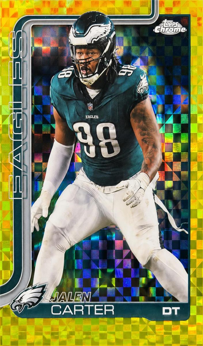 2025 Topps Chrome Jalen Carter #250 card