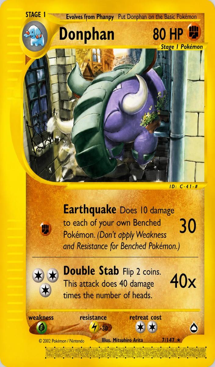 Donphan 2003 Pokemon Aquapolis