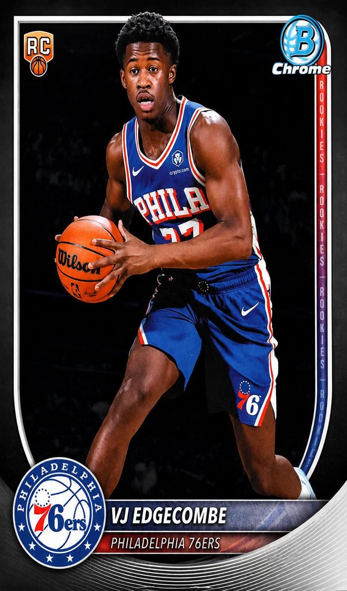 VJ Edgecombe 2025 Bowman Basketball card