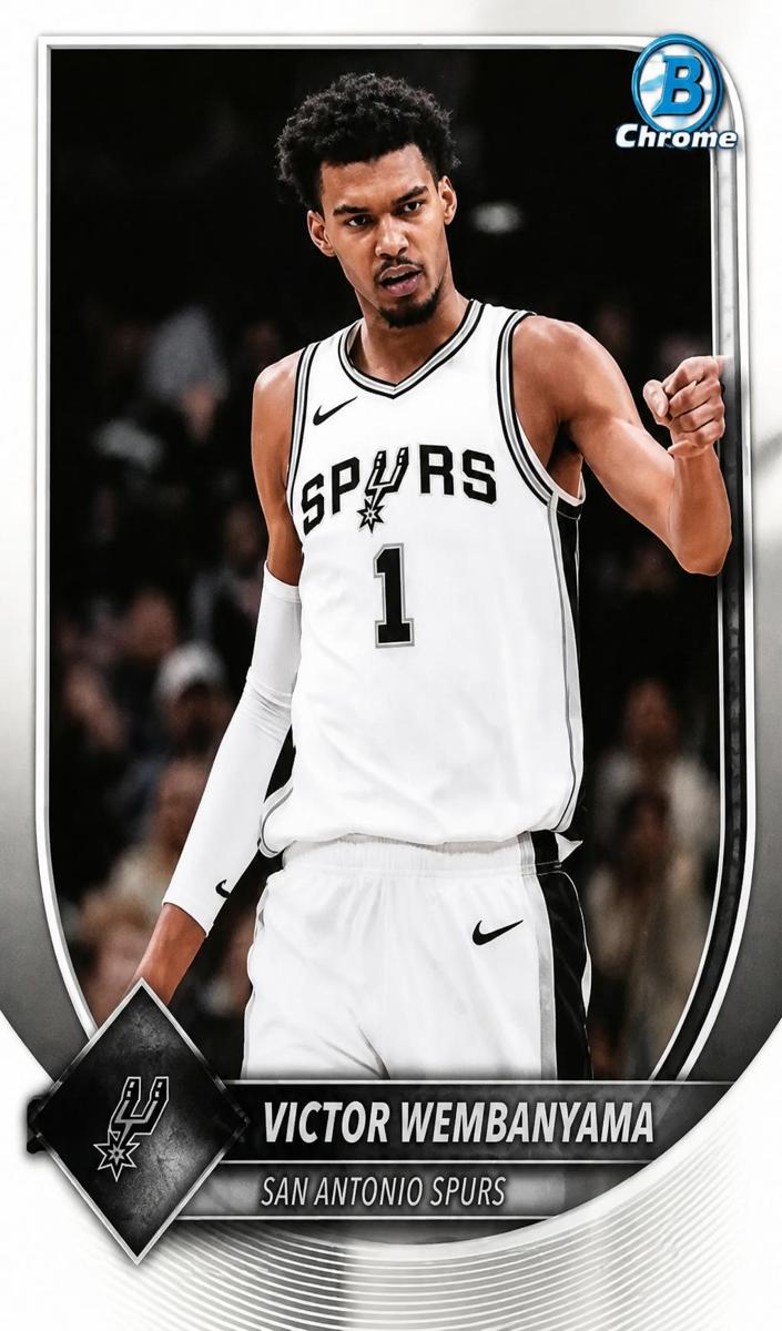 Victor Wembanyama 2025 Bowman Basketball card