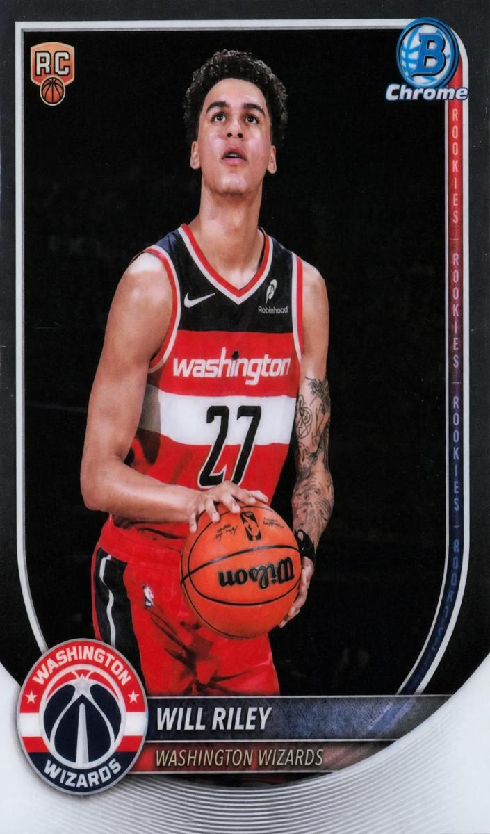 Will Riley 2025 Bowman Basketball card