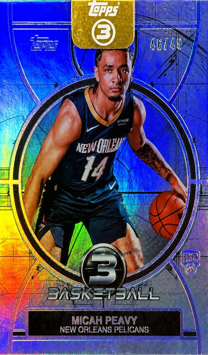 2025 Topps Three Micah Peavy #100 card