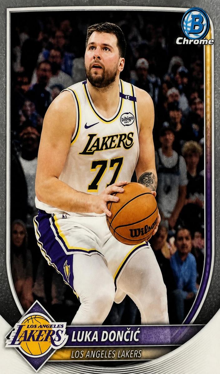 Luka Doncic 2025 Bowman Basketball card