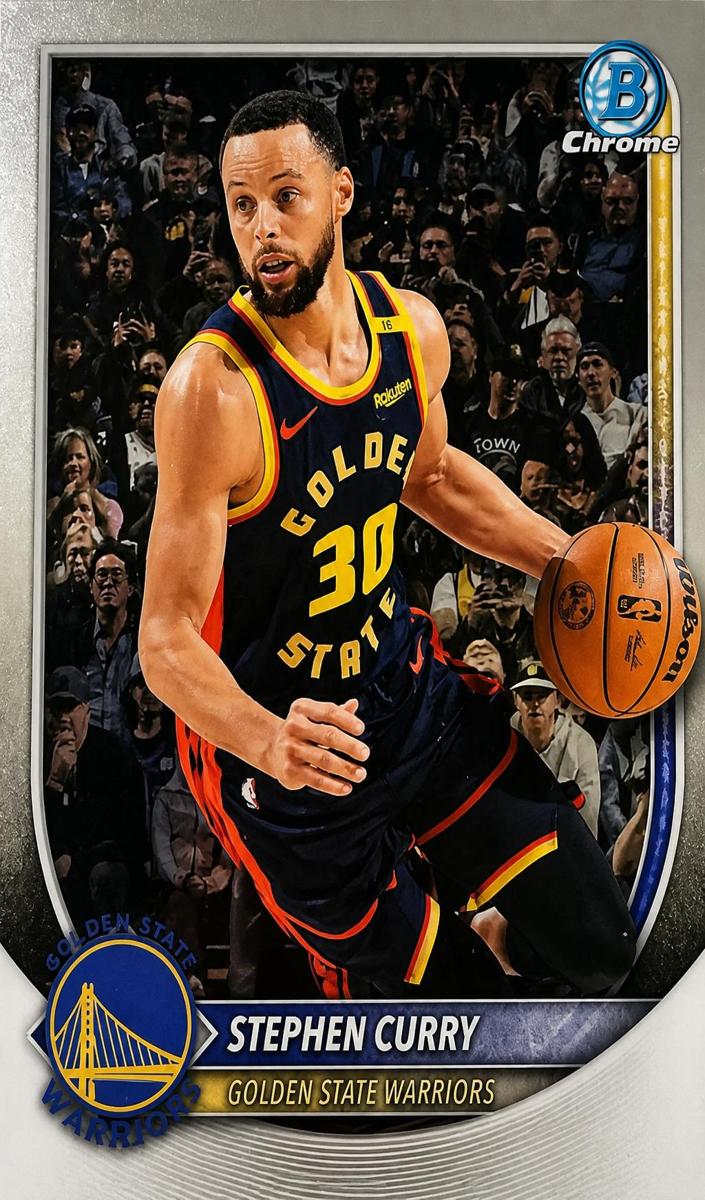 Stephen Curry 2025 Bowman Basketball card