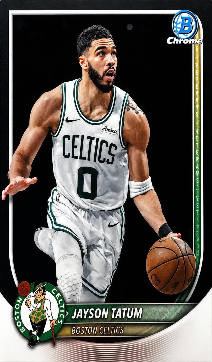 Jayson Tatum 2025 Bowman Basketball card