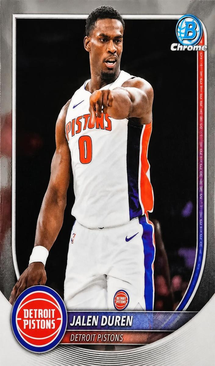 Jalen Duren 2025 Bowman Basketball card