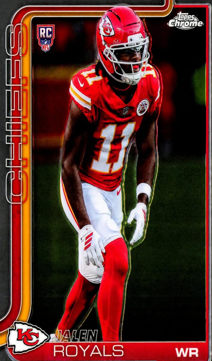 Jalen Royals 2025 Topps Chrome Football card