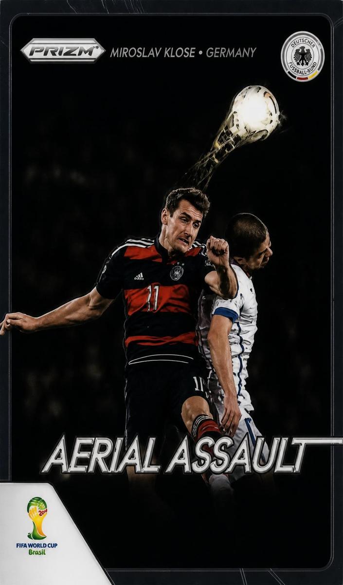 2014 Panini Prizm World Cup Miroslav Klose [Blue & Red Blue Wave] #2 card