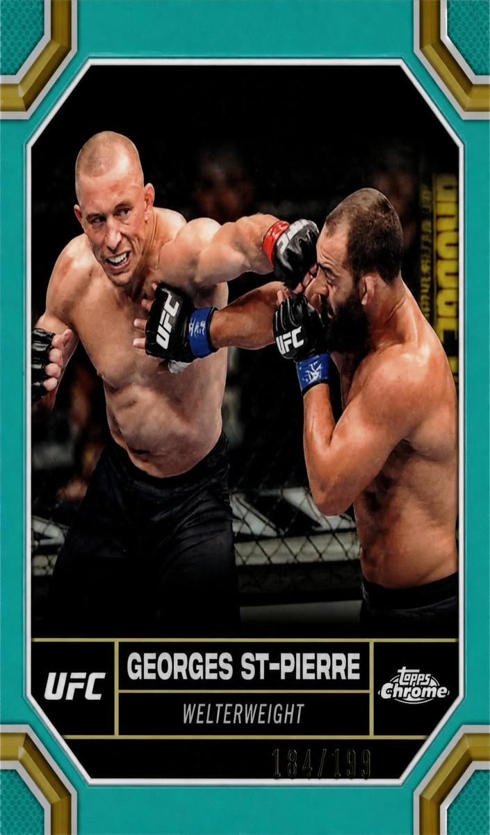 2024 Georges St-Pierre [Aqua Refractor] #68