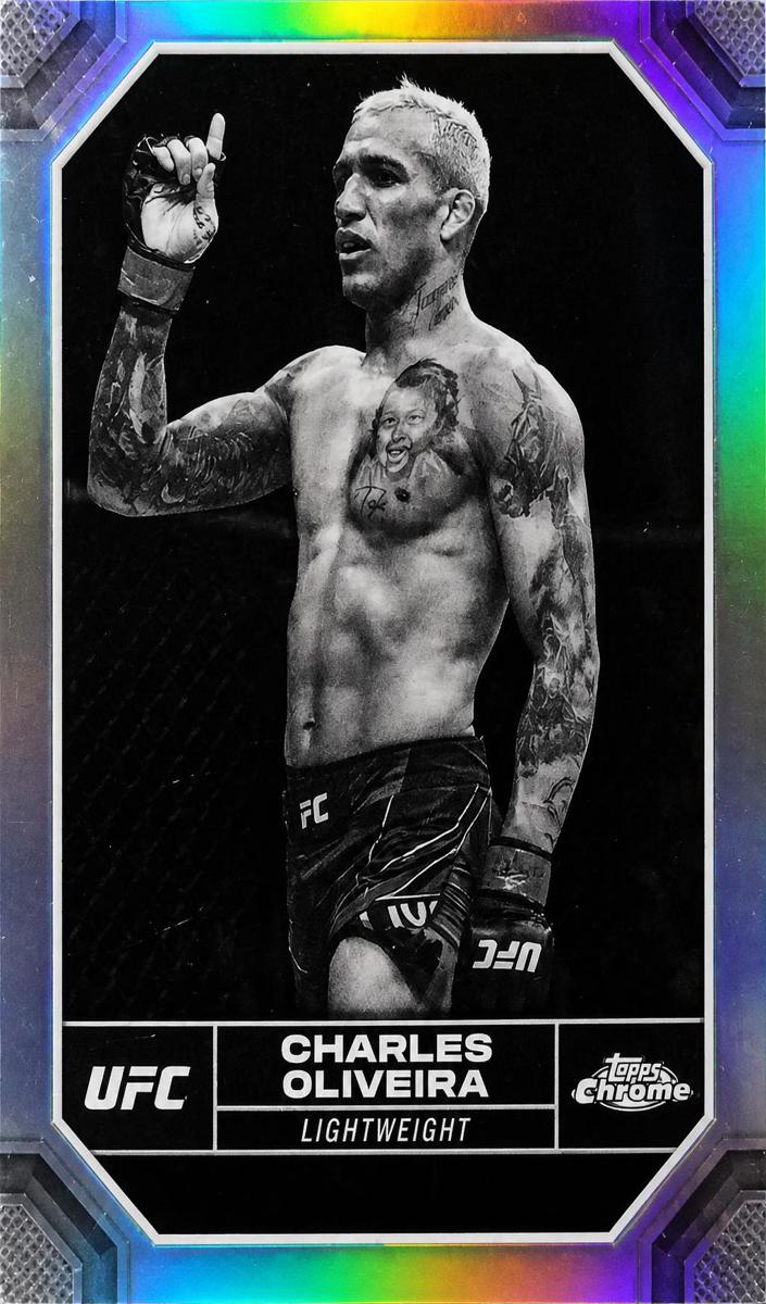 2024 Charles Oliveira [Negative Refractor] #42