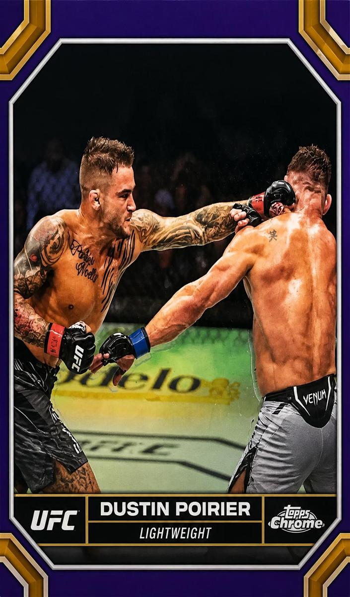 2024 Dustin Poirier [Purple Refractor] #64