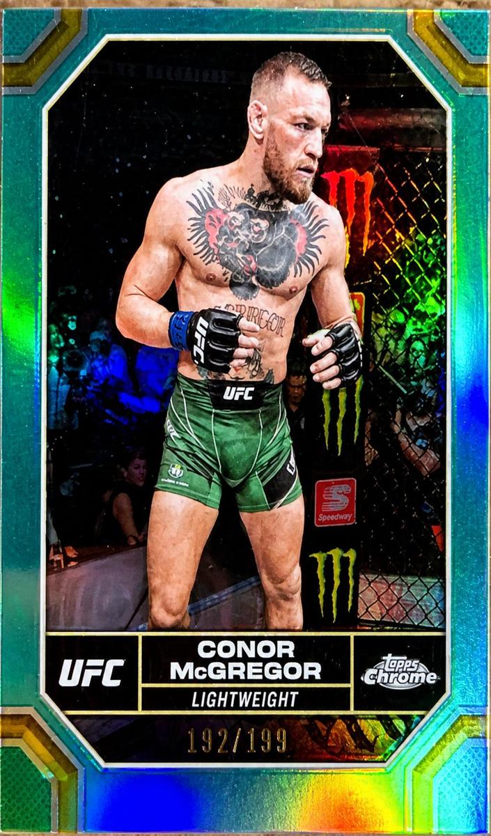 2024 Conor McGregor [Aqua Refractor] #49