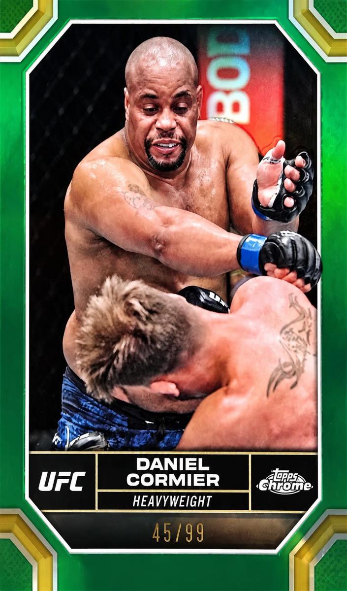 2024 Daniel Cormier [Green Refractor] #56