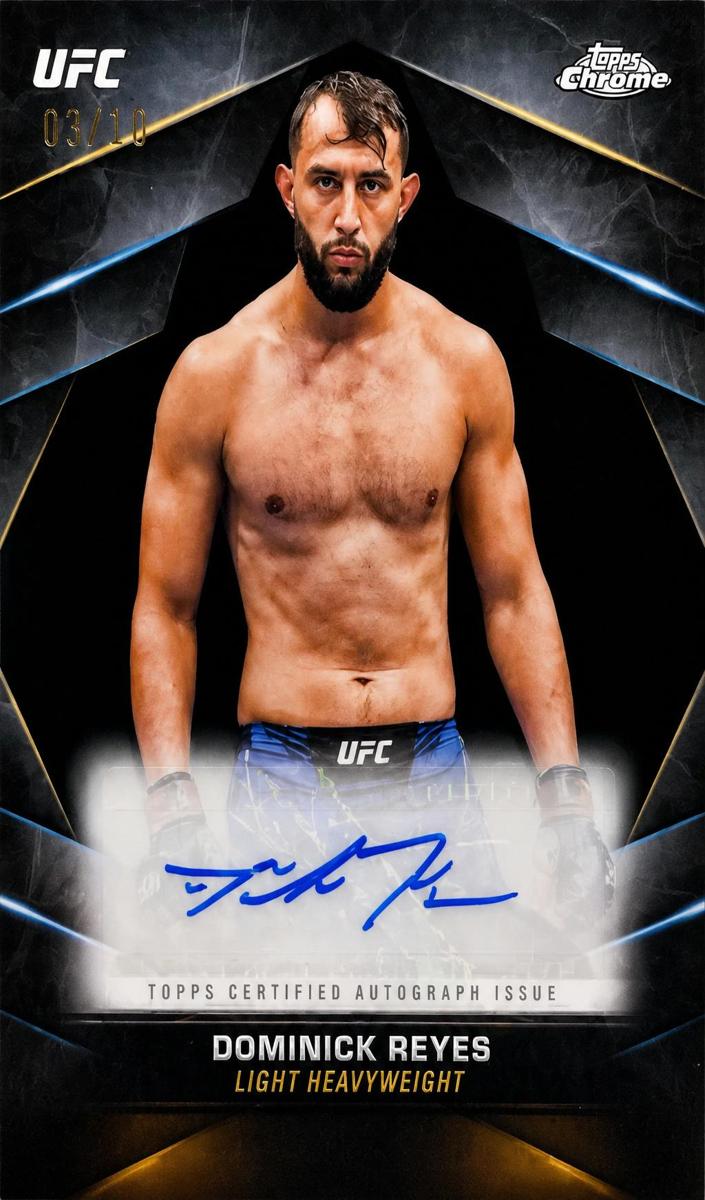 2024 Dominick Reyes [Black Refractor] #CVA-DRE