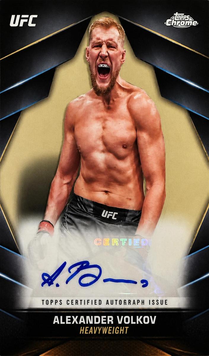 2024 Topps Chrome UFC Veteran Autograph Alexander Volkov #CVA-AVO card