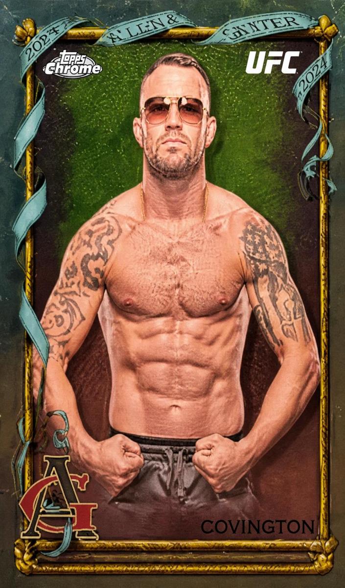 2024 Topps Chrome UFC Allen & Ginter Colby Covington #AAG-18 card