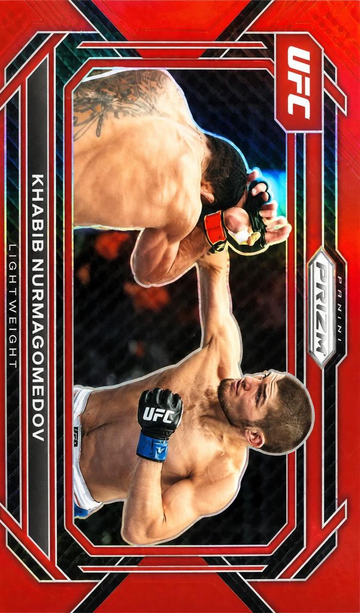 2023 Panini Prizm Khabib Nurmagomedov [Red] #45 card