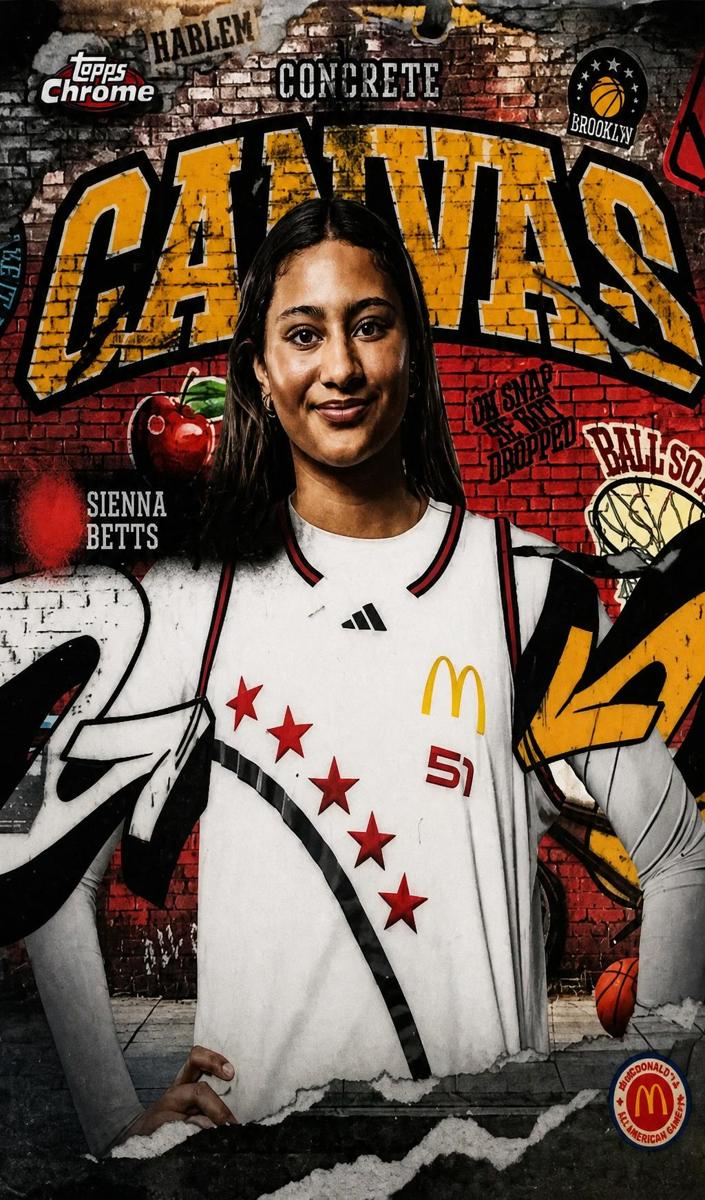 2025 Topps Chrome McDonald's All American Sienna Betts #CC-8 card