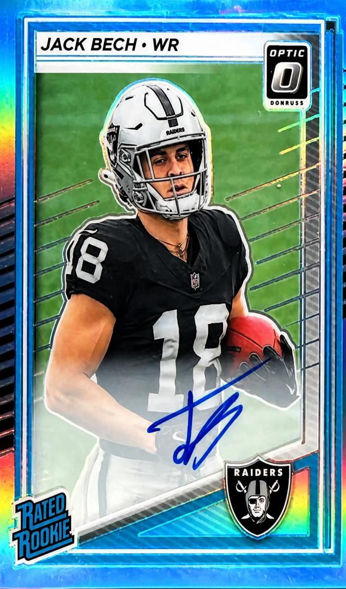 Jack Bech 2025 Donruss Optic Football card