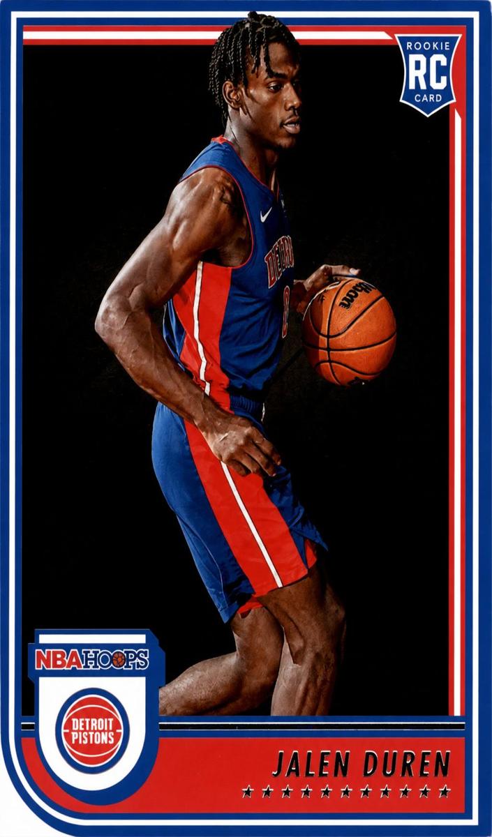 2022 Panini Hoops Jalen Duren #243 card
