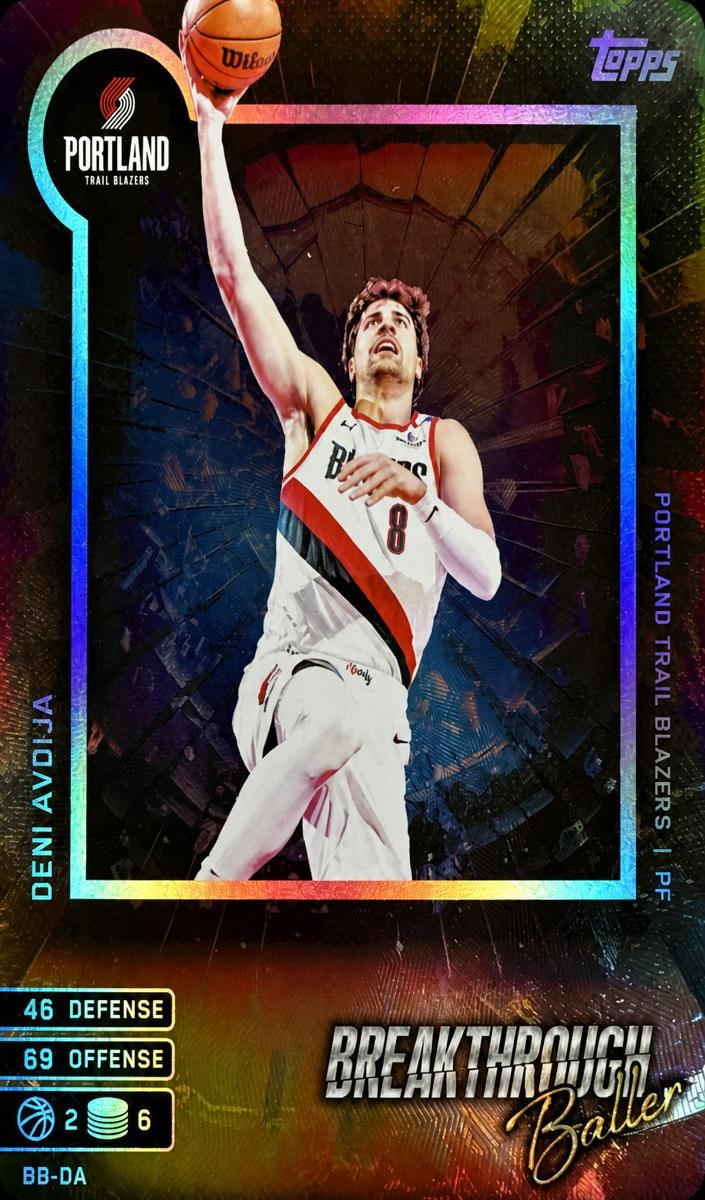 2025 Topps Match Attax Deni Avdija #BB-DA card