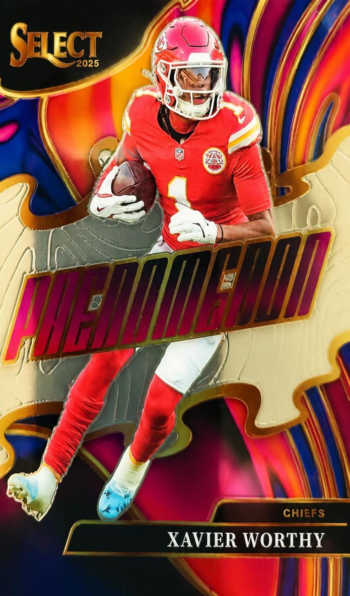 Xavier Worthy 2025 Select Football card