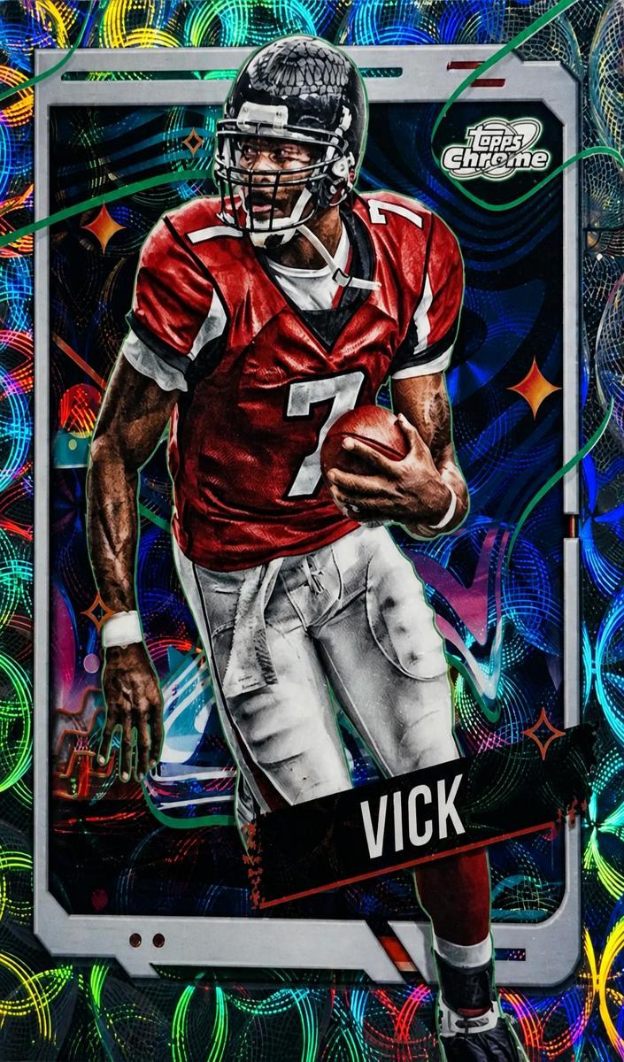 Michael Vick 2024 Topps Chrome Football card