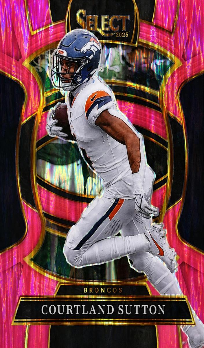 Courtland Sutton 2025 Select Football card