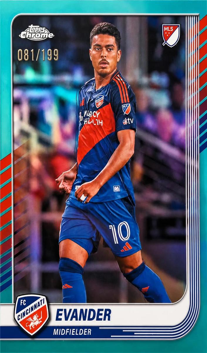 2025 Evander [Aqua Refractor] #119