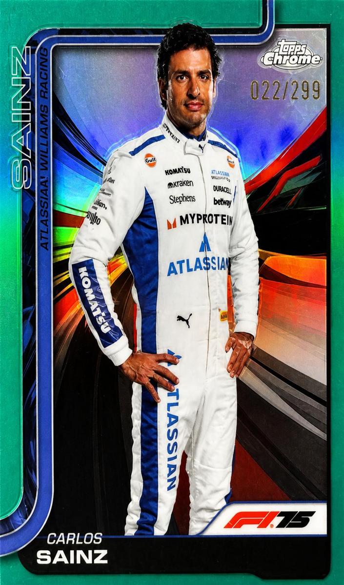 2025 Carlos Sainz [Teal Refractor] #18