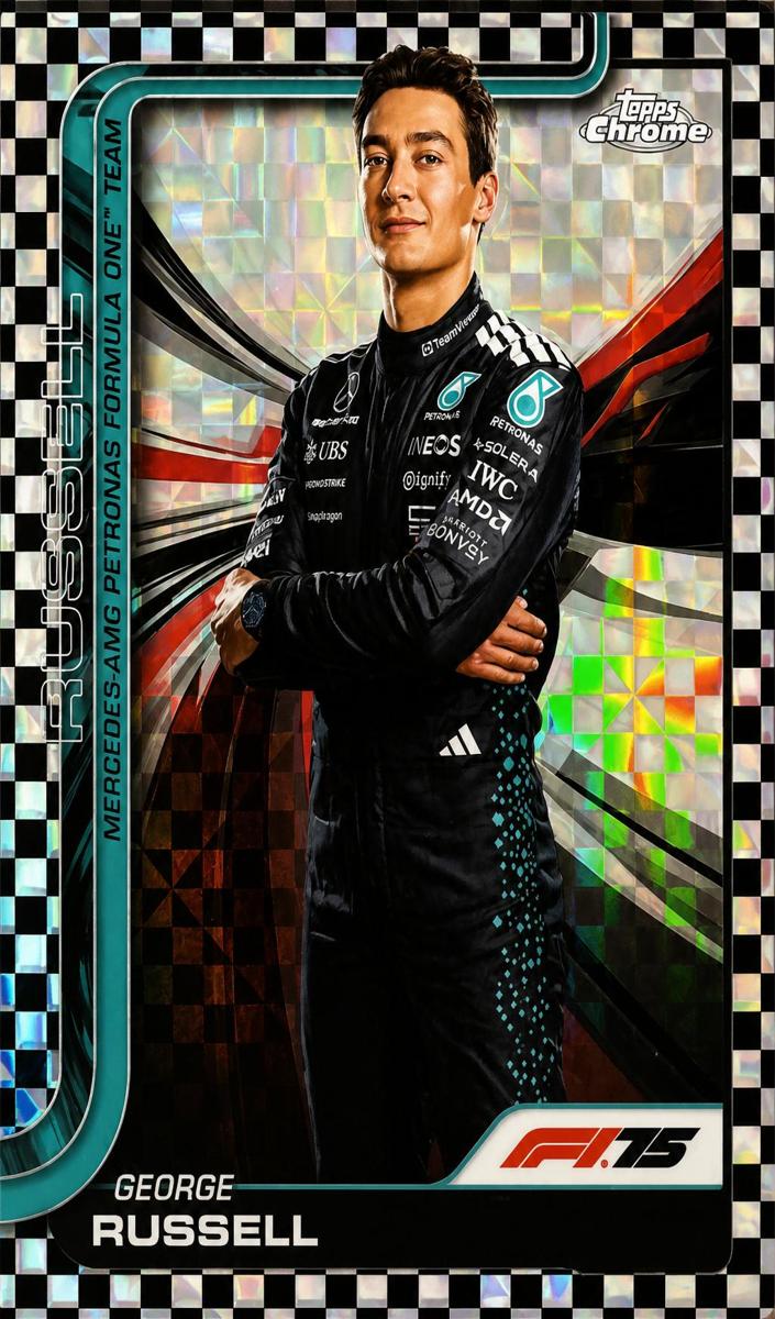 2025 George Russell [Checker Flag Refractor] #7