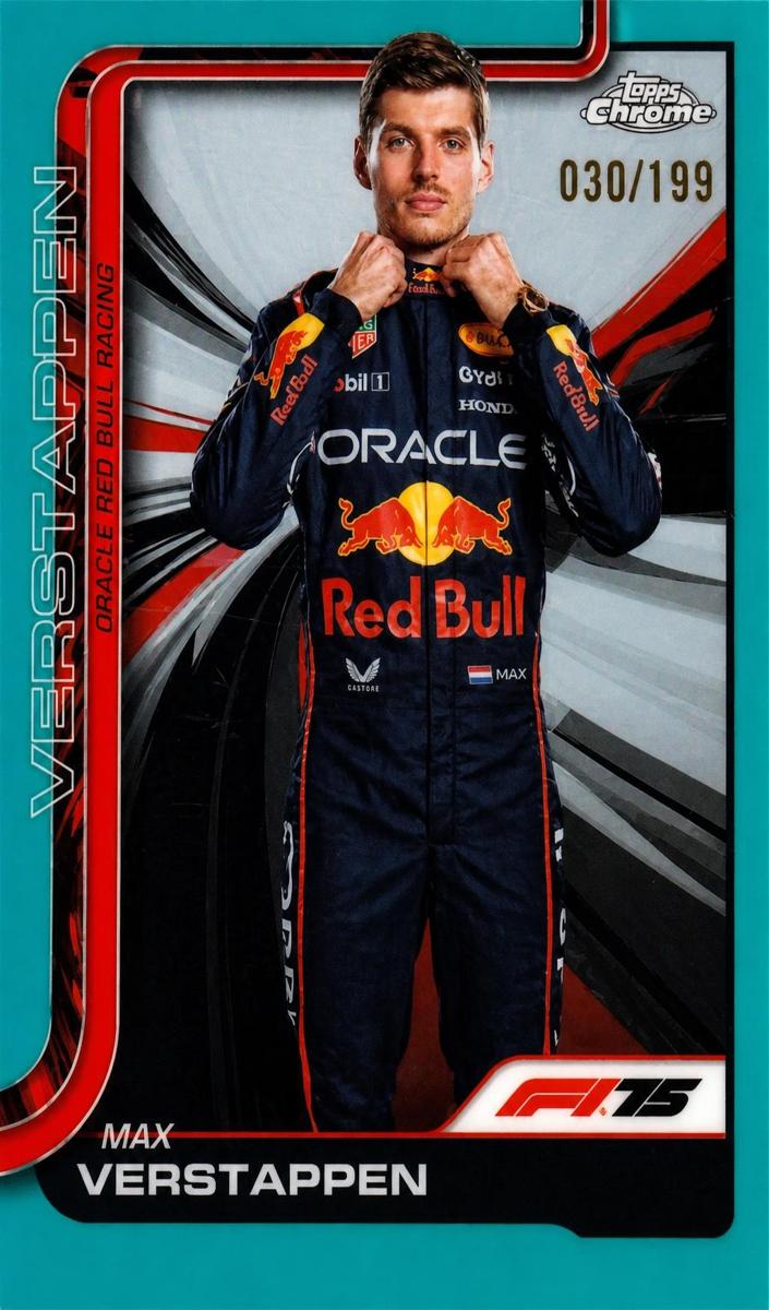 2025 Max Verstappen [Aqua Refractor] #1