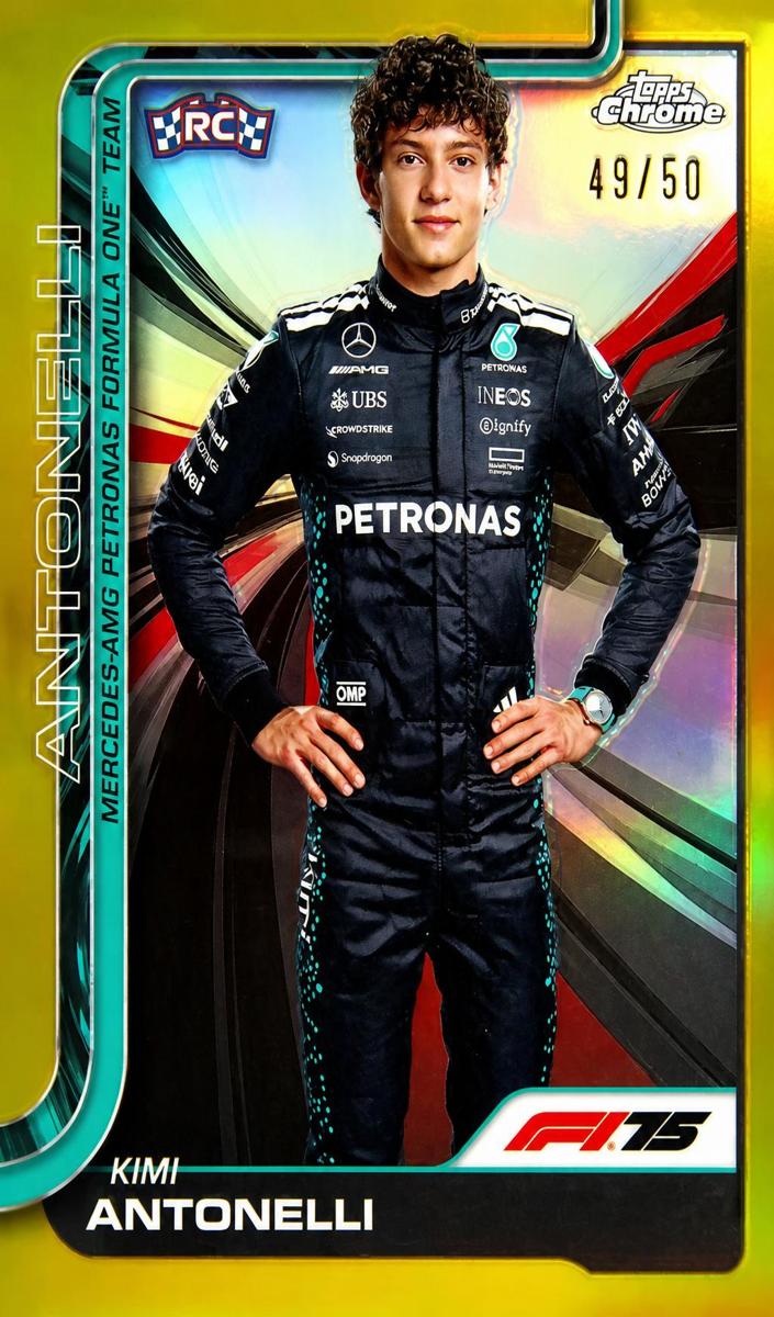 2025 Kimi Antonelli [Gold Refractor] #8